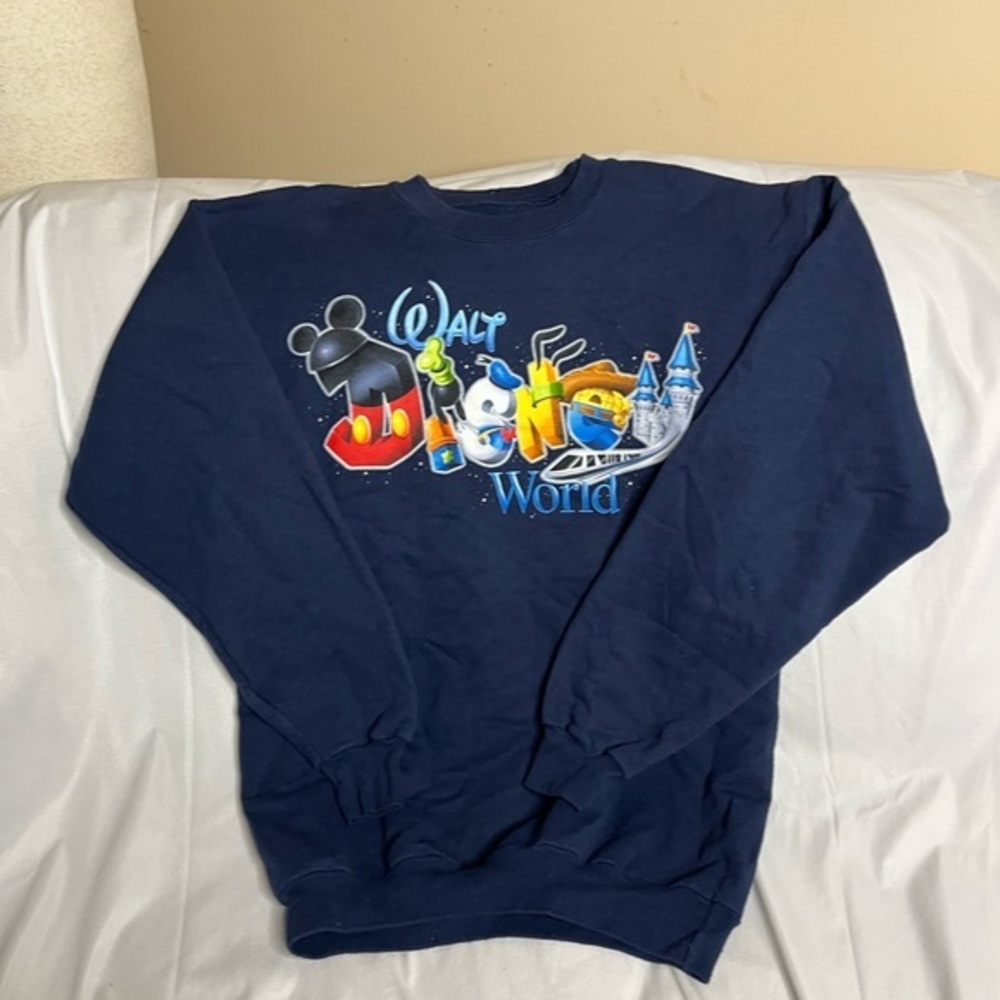 Walt Disney World Disneyland Resort Hanes Sweatshirt Size M Medium Walt Disney